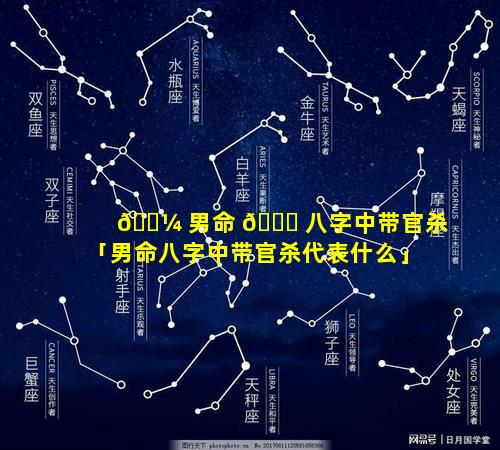 🐼 男命 🍁 八字中带官杀「男命八字中带官杀代表什么」